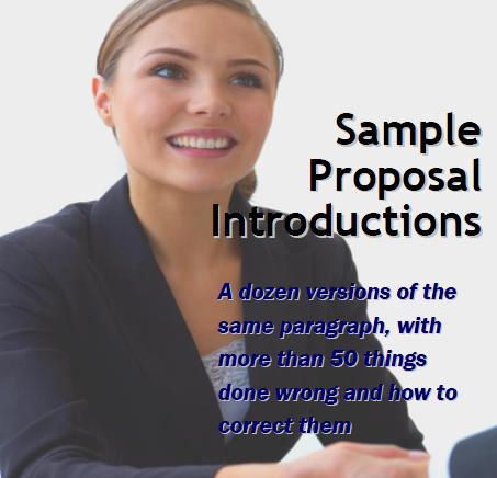 More information about "Sample Proposal Introductions"