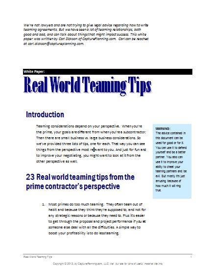 More information about "Whitepaper: Real World Teaming Tips"